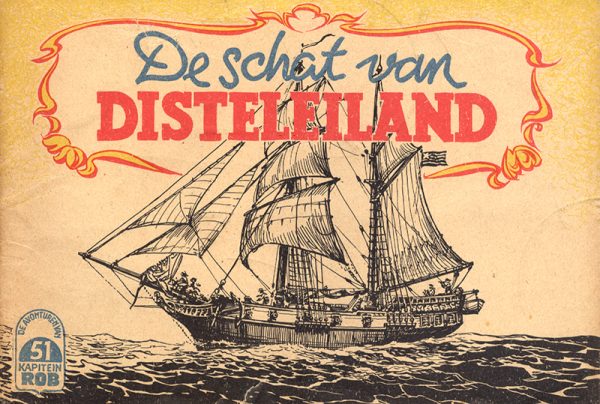 Kapitein Rob 51 - De schat van Disteleiland (Druk 1960) (2ehands)