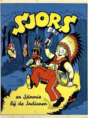 Sjors en Sjimmie bij de indianen (Druk 1951) (2ehands)