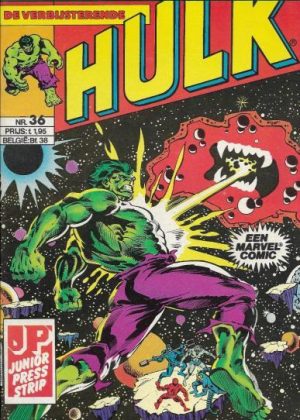 Hulk Nr. 36 -Hulk tegen Abomination en de Galaxi-master (Junior Press) (2ehands)