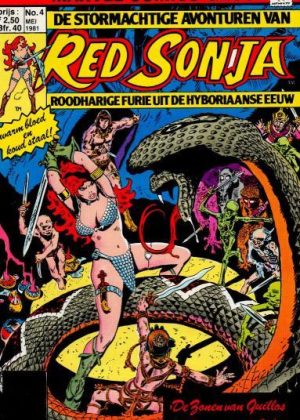 Red Sonja No. 4 - De zonen van Quillos / De troon van de cobra (2ehands)