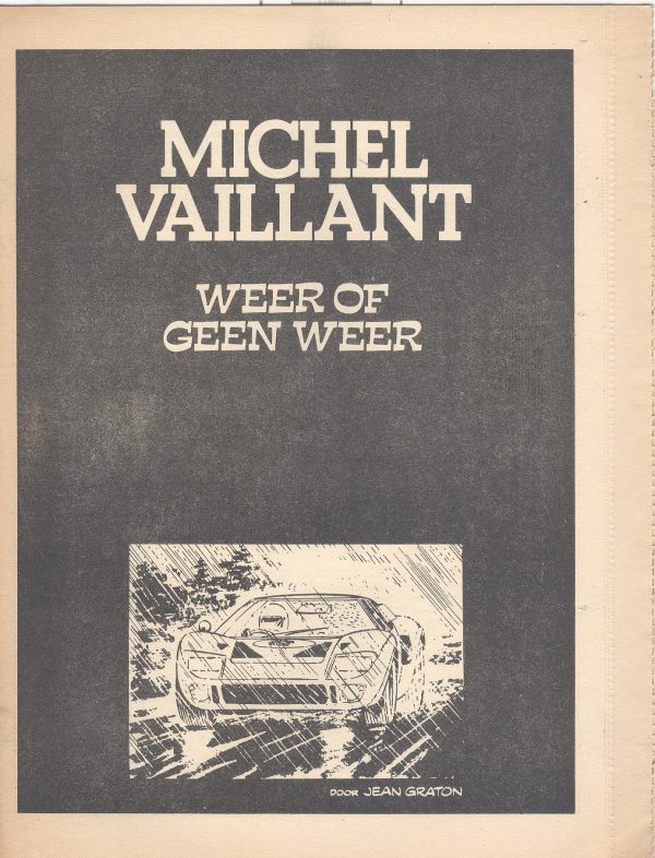 Michel Vaillant - Weer of geen weer (2ehands)