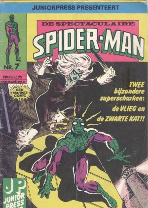 De Spektakulaire Spiderman nr. 7 - Twee bijzondere superschurken: De Vlieg en de Zwarte Kat (JuniorPress) (2ehands)