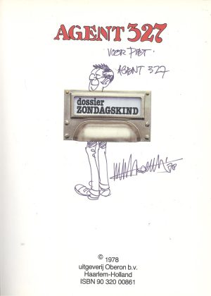 Agent 327 - Dossier Zondagskind (Met handtekening) (Z.g.a.n.)