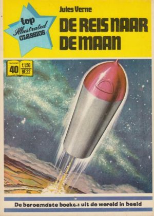 Top Illustrated Classics 40 - De reis naar de maan (Druk 1972) (2ehands)