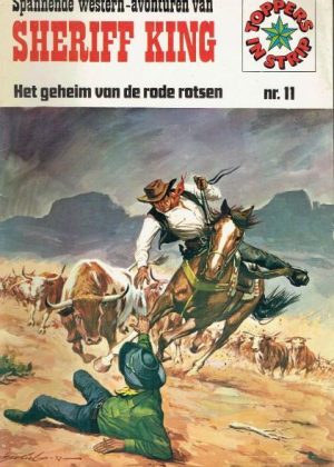 Sheriff King 11 - Het geheim van de rode rotsen (Druk 1975) (2ehands)